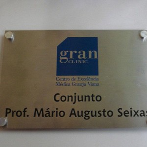 Placa de inox personalizada Placa de inox personalizada